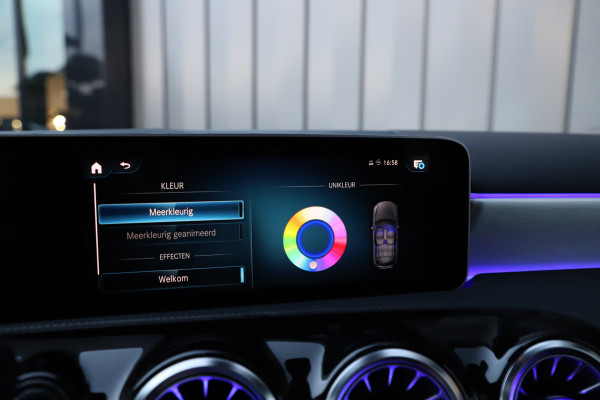 Mercedes-Benz A-Klasse 200 AMG Aut7 | 163PK | Pano | Keyless-go | Sfeerverlichting | Widescreen | Led | Stoelverw. | Camera | NL-Auto | 2018.