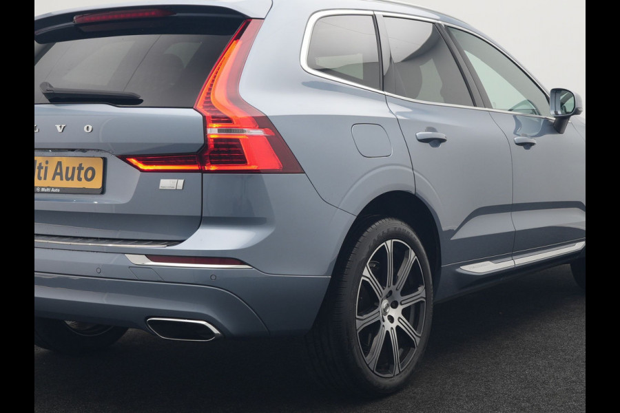 Volvo XC60 Recharge T8 AWD Inscription Plug In Hybrid 391pk Dealer O.H. PHEV | Trekhaak Af Fabriek | Panodak | Adaptive Cruise | Camera | Harman & Kardon | Lederen Sportstoelen Memory & Verwarmd | Apple Carplay | Blis | Stuur Verwarmd | Navigatie |