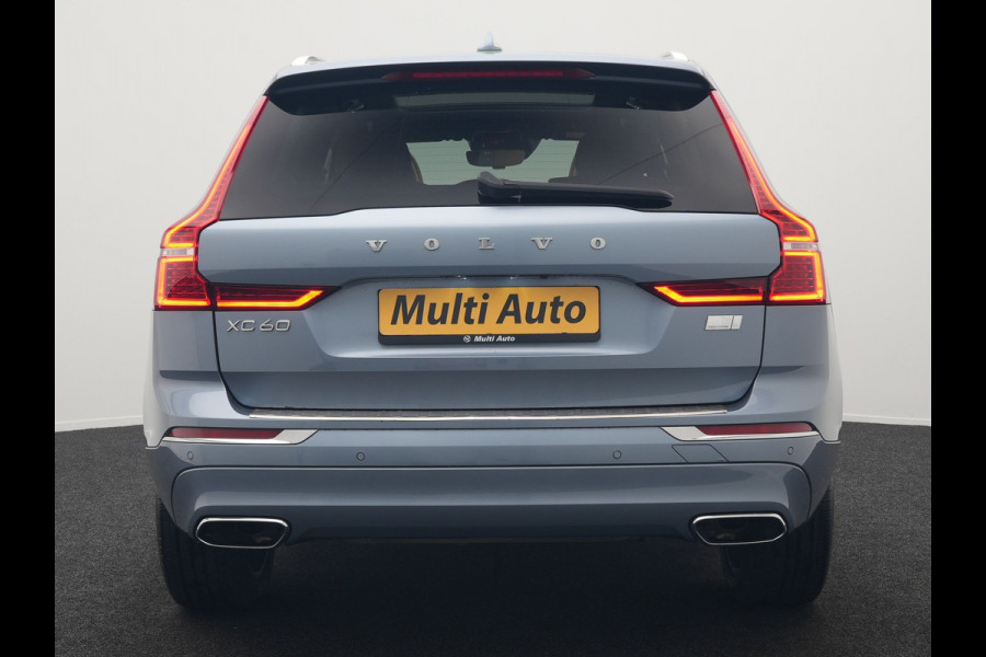 Volvo XC60 Recharge T8 AWD Inscription Plug In Hybrid 391pk Dealer O.H. PHEV | Trekhaak Af Fabriek | Panodak | Adaptive Cruise | Camera | Harman & Kardon | Lederen Sportstoelen Memory & Verwarmd | Apple Carplay | Blis | Stuur Verwarmd | Navigatie |