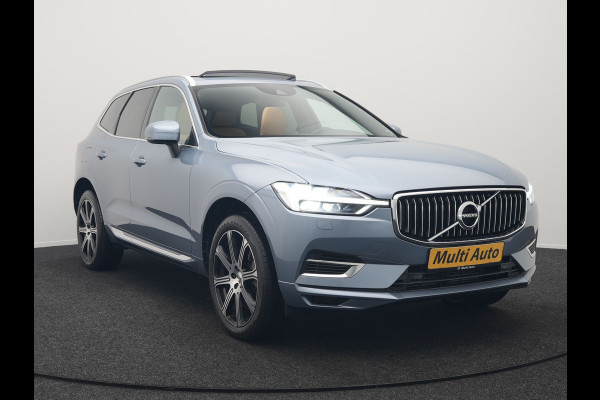 Volvo XC60 Recharge T8 AWD Inscription Plug In Hybrid 391pk Dealer O.H. PHEV | Trekhaak Af Fabriek | Panodak | Adaptive Cruise | Camera | Harman & Kardon | Lederen Sportstoelen Memory & Verwarmd | Apple Carplay | Blis | Stuur Verwarmd | Navigatie |