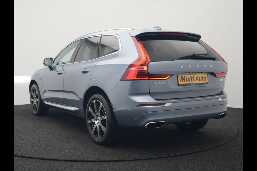 Volvo XC60 Recharge T8 AWD Inscription Plug In Hybrid 391pk Dealer O.H. PHEV | Trekhaak Af Fabriek | Panodak | Adaptive Cruise | Camera | Harman & Kardon | Lederen Sportstoelen Memory & Verwarmd | Apple Carplay | Blis | Stuur Verwarmd | Navigatie |