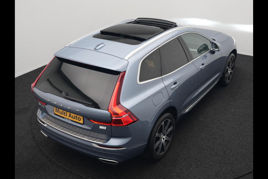 Volvo XC60 Recharge T8 AWD Inscription Plug In Hybrid 391pk Dealer O.H. PHEV | Trekhaak Af Fabriek | Panodak | Adaptive Cruise | Camera | Harman & Kardon | Lederen Sportstoelen Memory & Verwarmd | Apple Carplay | Blis | Stuur Verwarmd | Navigatie |