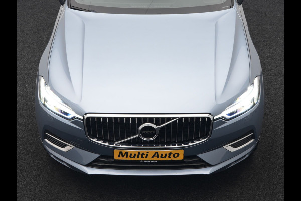 Volvo XC60 Recharge T8 AWD Inscription Plug In Hybrid 391pk Dealer O.H. PHEV | Trekhaak Af Fabriek | Panodak | Adaptive Cruise | Camera | Harman & Kardon | Lederen Sportstoelen Memory & Verwarmd | Apple Carplay | Blis | Stuur Verwarmd | Navigatie |