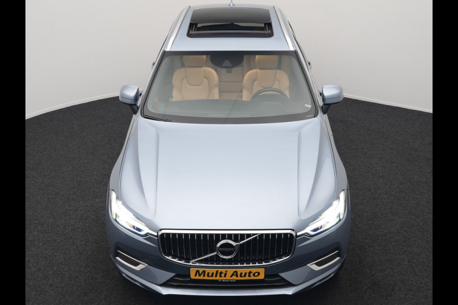 Volvo XC60 Recharge T8 AWD Inscription Plug In Hybrid 391pk Dealer O.H. PHEV | Trekhaak Af Fabriek | Panodak | Adaptive Cruise | Camera | Harman & Kardon | Lederen Sportstoelen Memory & Verwarmd | Apple Carplay | Blis | Stuur Verwarmd | Navigatie |