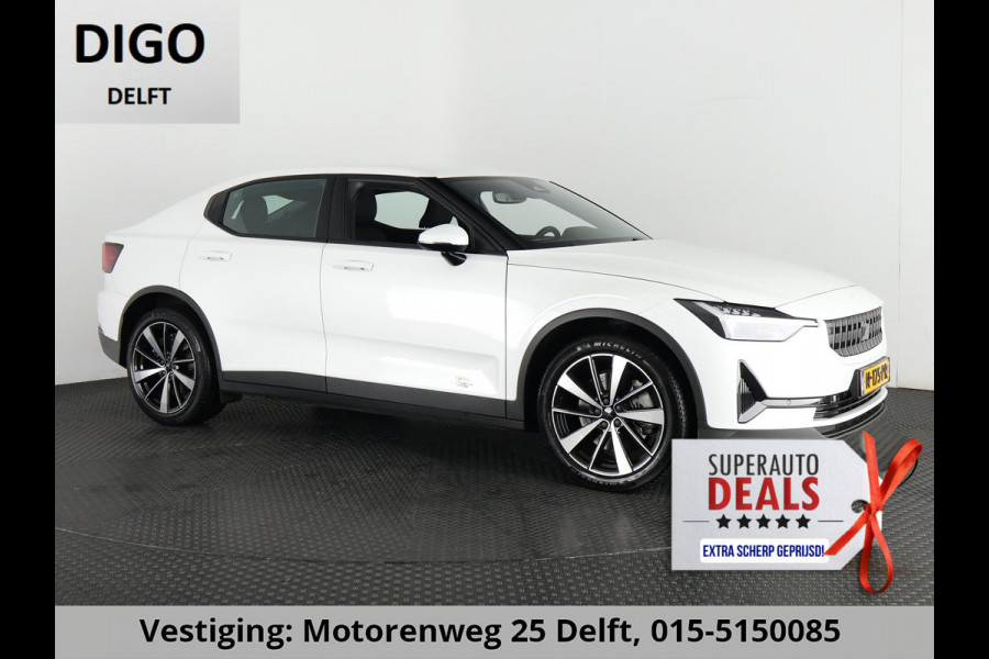 Polestar 2 LONG RANGE ACCU 90%! WLTP BEREIK 511 KM GARANTIE-2032* NAVI.APPLE/ANDROID.CAMERA.BIJNA 2022.