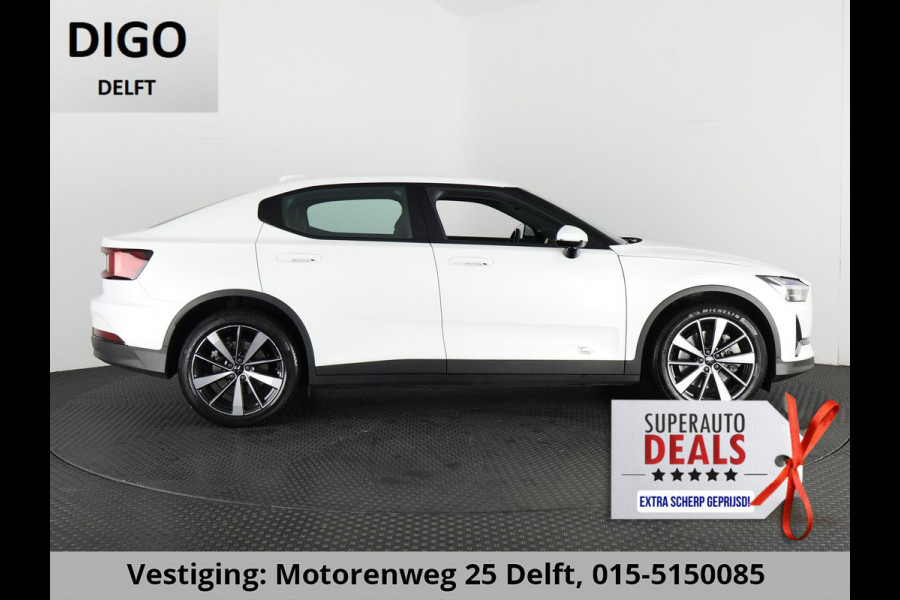 Polestar 2 LONG RANGE ACCU 90%! WLTP BEREIK 511 KM GARANTIE-2032* NAVI.APPLE/ANDROID.CAMERA.BIJNA 2022.