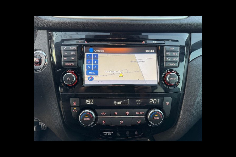 Nissan QASHQAI 1.6 Turbo 164pk N-Vision Airco/ECC,Navigatie,Camera,Panoramadak,Leder/Alcantara Interieur