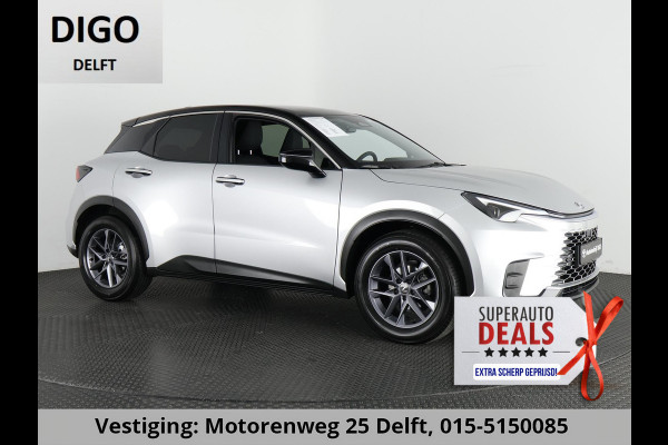 Lexus LBX BUSINESSLINE BI-TONE GARANTIE 2035 ! BI-TONE PRO LINE-PACK.DODE HOEK SENSOR. PDC V+A STUUR/STOEL VERWARMING