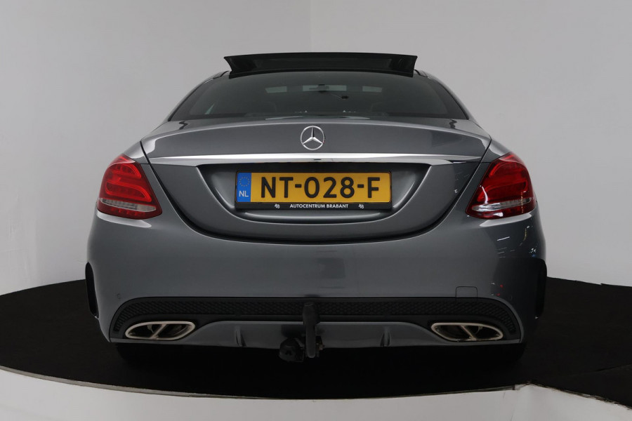 Mercedes-Benz C-Klasse 180 Business Solution (PANORAMADAK, TREKHAAK, CAMERA, ELEKTR STOELEN, LEER, NAVIGATIE, SENSOREN)