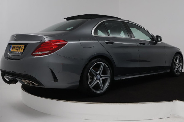 Mercedes-Benz C-Klasse 180 Business Solution (PANORAMADAK, TREKHAAK, CAMERA, ELEKTR STOELEN, LEER, NAVIGATIE, SENSOREN)