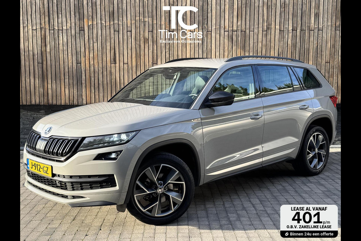 Škoda Kodiaq 1.5 TSI Sportline Automaat | Trekhaak uitklapbaar | Voorstoelen verwarmd | Cruise control adaptief | Rijstrooksensor | Grootlich