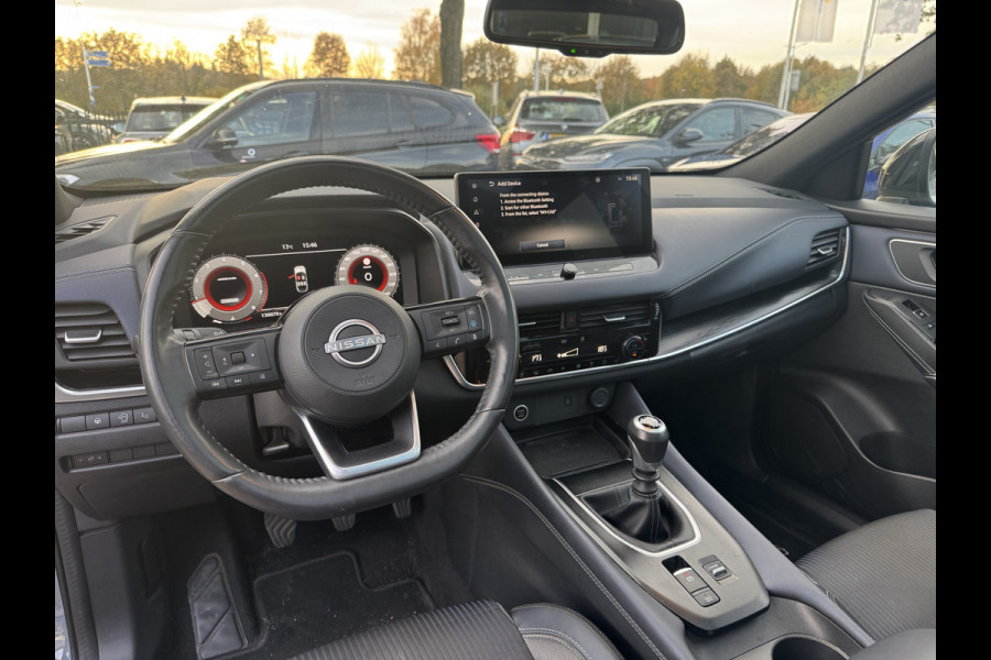 Nissan QASHQAI 1.3 MHEV Tekna / Panoramadak / 360Camera / Head-up / Half leder / Matrix LED / 19'' / Stoelverwarming / DAB / ACC