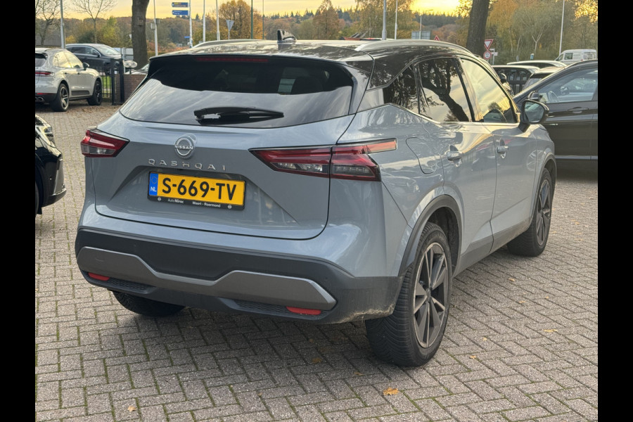 Nissan QASHQAI 1.3 MHEV Tekna / Panoramadak / 360Camera / Head-up / Half leder / Matrix LED / 19'' / Stoelverwarming / DAB / ACC