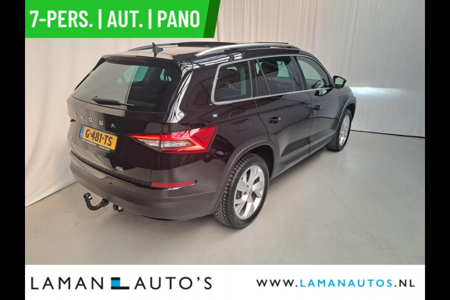 Škoda Kodiaq 1.5 TSI 150pk DSG Limited Business Edition 7P Aut. | Panorama Open dak Leder/Alcantara CarPlay Trekhaak Canton ECC Navi LED ACC