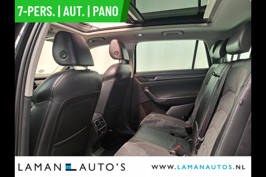 Škoda Kodiaq 1.5 TSI 150pk DSG Limited Business Edition 7P Aut. | Panorama Open dak Leder/Alcantara CarPlay Trekhaak Canton ECC Navi LED ACC