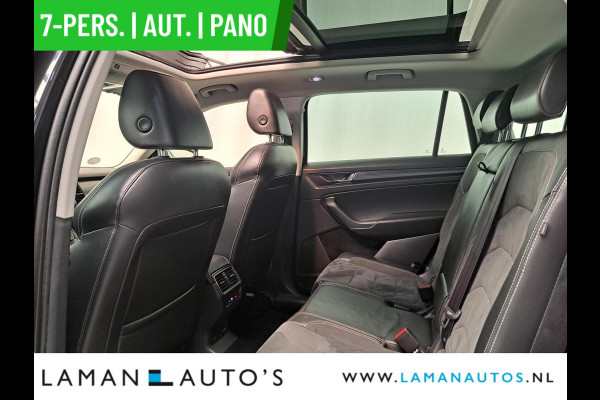 Škoda Kodiaq 1.5 TSI 150pk DSG Limited Business Edition 7P Aut. | Panorama Open dak Leder/Alcantara CarPlay Trekhaak Canton ECC Navi LED ACC