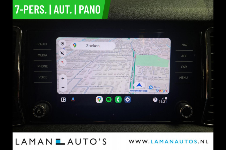 Škoda Kodiaq 1.5 TSI 150pk DSG Limited Business Edition 7P Aut. | Panorama Open dak Leder/Alcantara CarPlay Trekhaak Canton ECC Navi LED ACC