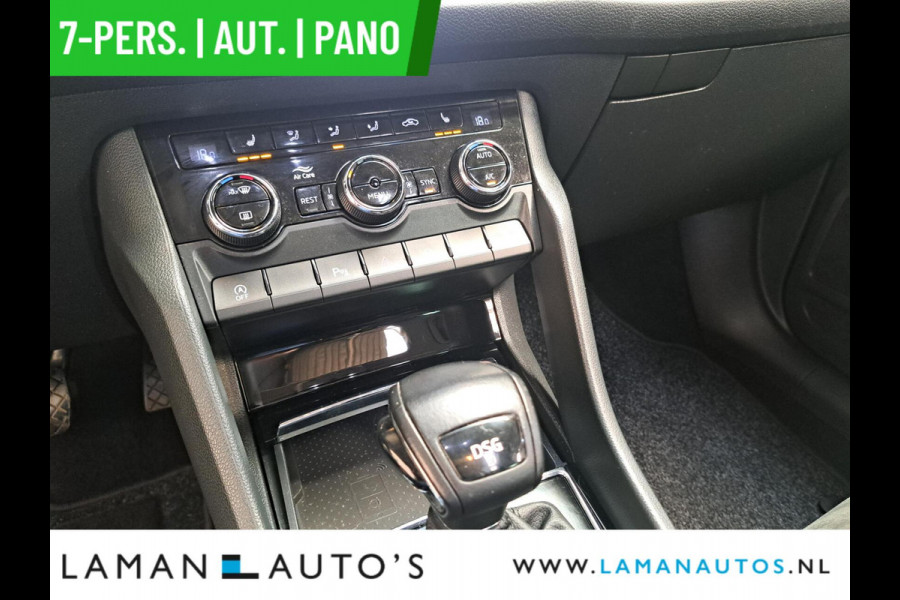 Škoda Kodiaq 1.5 TSI 150pk DSG Limited Business Edition 7P Aut. | Panorama Open dak Leder/Alcantara CarPlay Trekhaak Canton ECC Navi LED ACC
