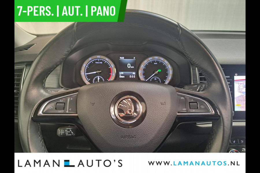 Škoda Kodiaq 1.5 TSI 150pk DSG Limited Business Edition 7P Aut. | Panorama Open dak Leder/Alcantara CarPlay Trekhaak Canton ECC Navi LED ACC
