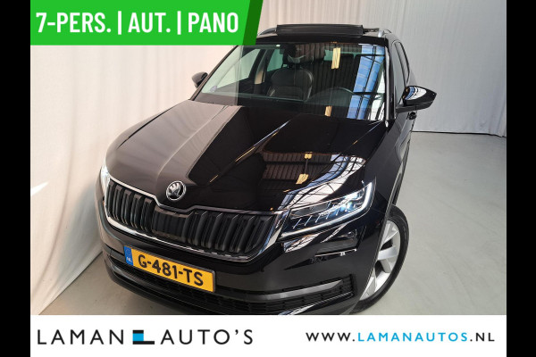 Škoda Kodiaq 1.5 TSI 150pk DSG Limited Business Edition 7P Aut. | Panorama Open dak Leder/Alcantara CarPlay Trekhaak Canton ECC Navi LED ACC