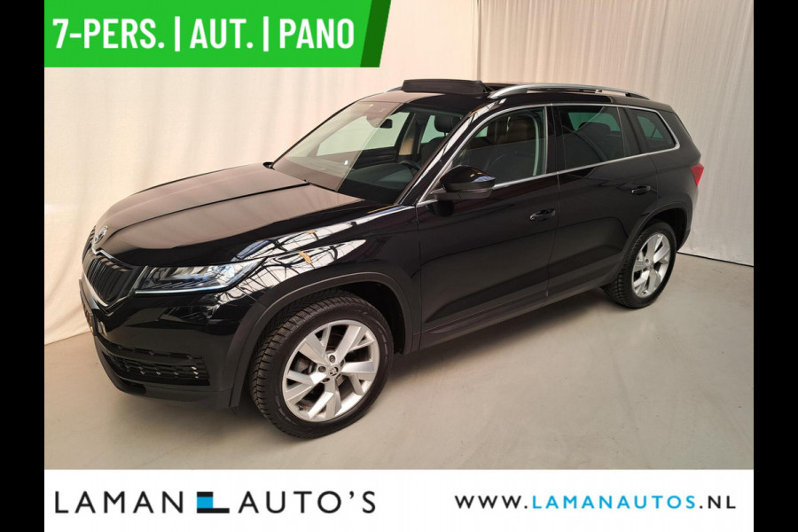 Škoda Kodiaq 1.5 TSI 150pk DSG Limited Business Edition 7P Aut. | Panorama Open dak Leder/Alcantara CarPlay Trekhaak Canton ECC Navi LED ACC