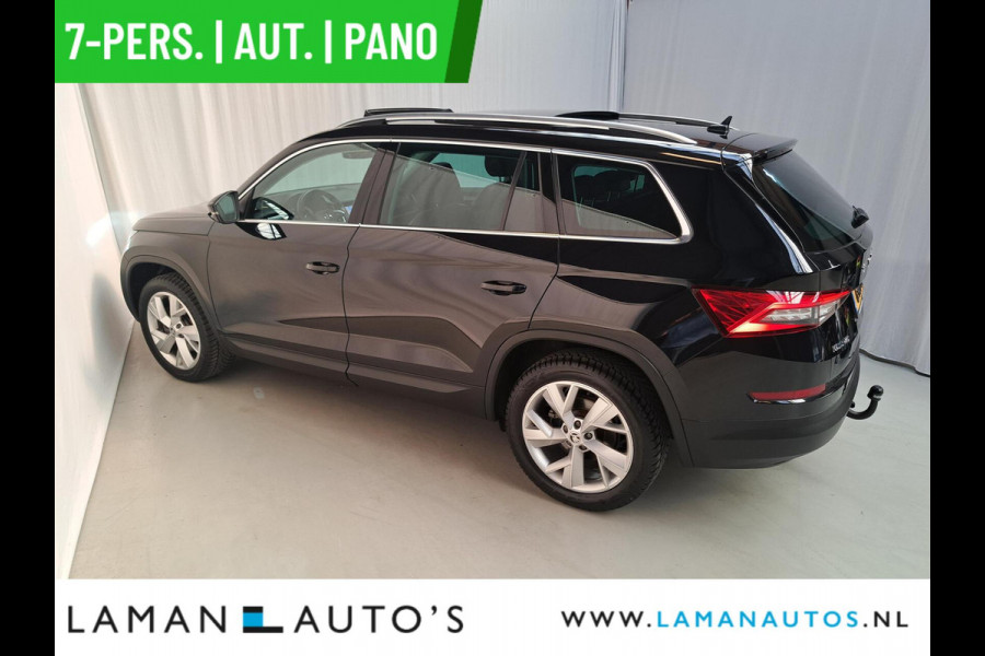 Škoda Kodiaq 1.5 TSI 150pk DSG Limited Business Edition 7P Aut. | Panorama Open dak Leder/Alcantara CarPlay Trekhaak Canton ECC Navi LED ACC
