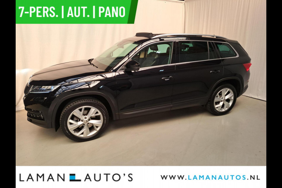Škoda Kodiaq 1.5 TSI 150pk DSG Limited Business Edition 7P Aut. | Panorama Open dak Leder/Alcantara CarPlay Trekhaak Canton ECC Navi LED ACC
