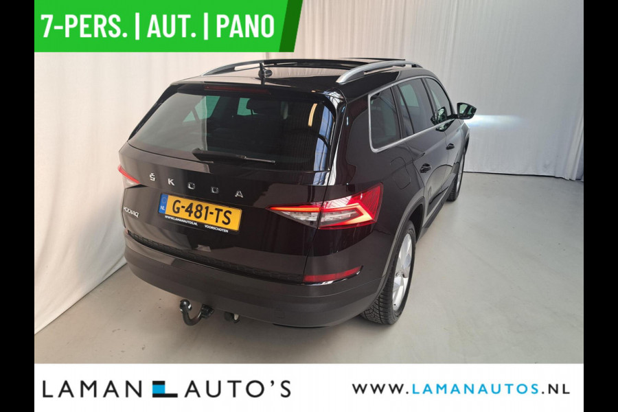 Škoda Kodiaq 1.5 TSI 150pk DSG Limited Business Edition 7P Aut. | Panorama Open dak Leder/Alcantara CarPlay Trekhaak Canton ECC Navi LED ACC
