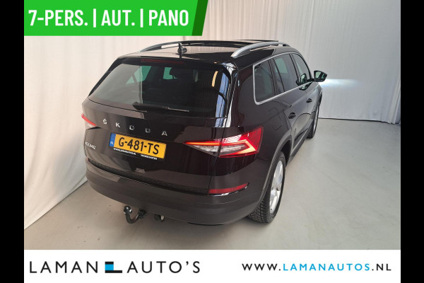 Škoda Kodiaq 1.5 TSI 150pk DSG Limited Business Edition 7P Aut. | Panorama Open dak Leder/Alcantara CarPlay Trekhaak Canton ECC Navi LED ACC
