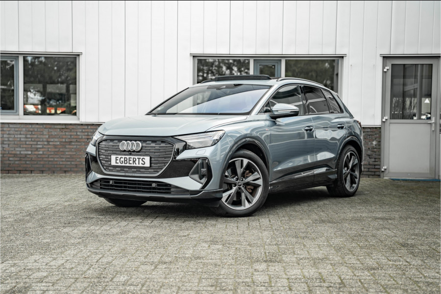 Audi Q4 e-tron 50 quattro S edition 77 kWh Matrix, ACC, Panorama, trekhaak