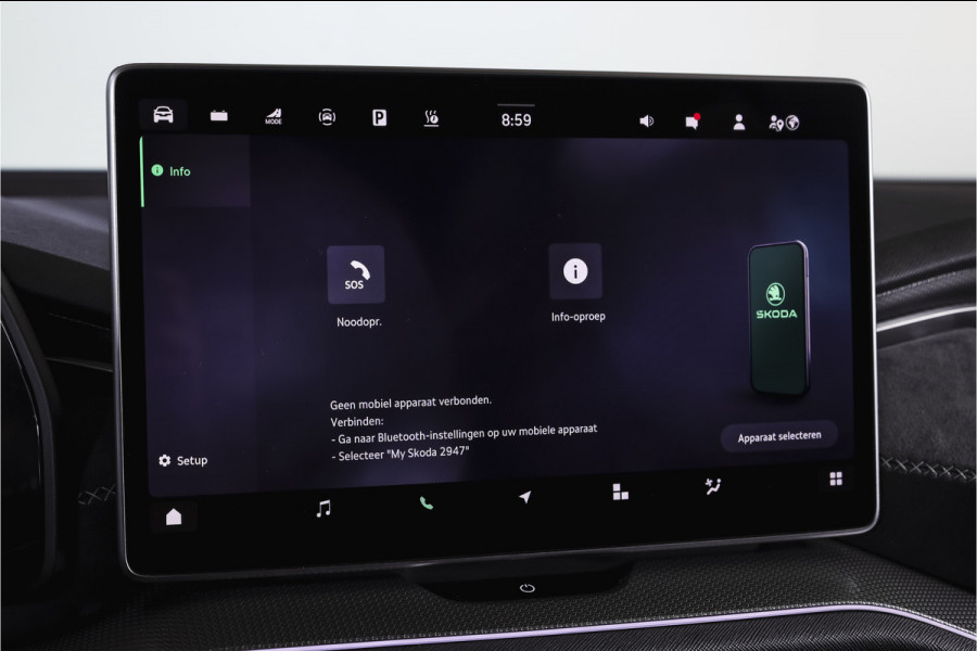 Škoda Kodiaq 1.5 TSI PHEV Sportline Business | S/K-Panodak | DCC+ | Dig. Cockpit | Adapt Cruise | Memory | Winterpakket | Camera | NAV + App. Connect | ECC | DAB | Elek. Trekhaak | Elek. Klep | LM 20" | 0767