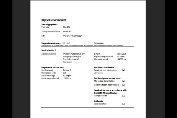 Mercedes-Benz EQA 250 Edition-1 Sport-Pack 67 kWh [ 3-Fase ] *PANO | HEAD-UP | DISTRONIC-PLUS | BURMESTER-AUDIO | WIDE-SCREEN-DIGI-COCKPIT | FULL-LED | FUFLL-LEATHER | MEMORY-PACK | TOP-VIEW | NAVI-FULLMAP | DAB+ | KEYLESS | HEATED-SPORTSEAT