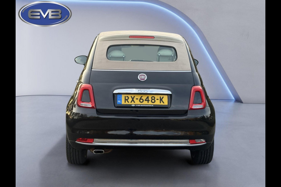 Fiat 500C 1.2 Popstar 4 cilinder , climaat control , cruisecontrol,16 inch, mooie uitvoering