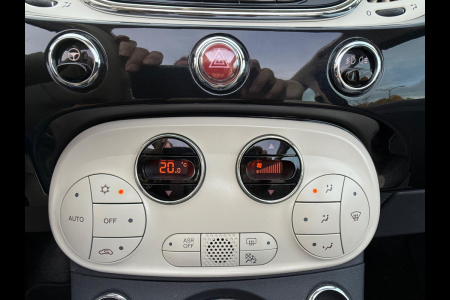 Fiat 500C 1.2 Popstar 4 cilinder , climaat control , cruisecontrol,16 inch, mooie uitvoering