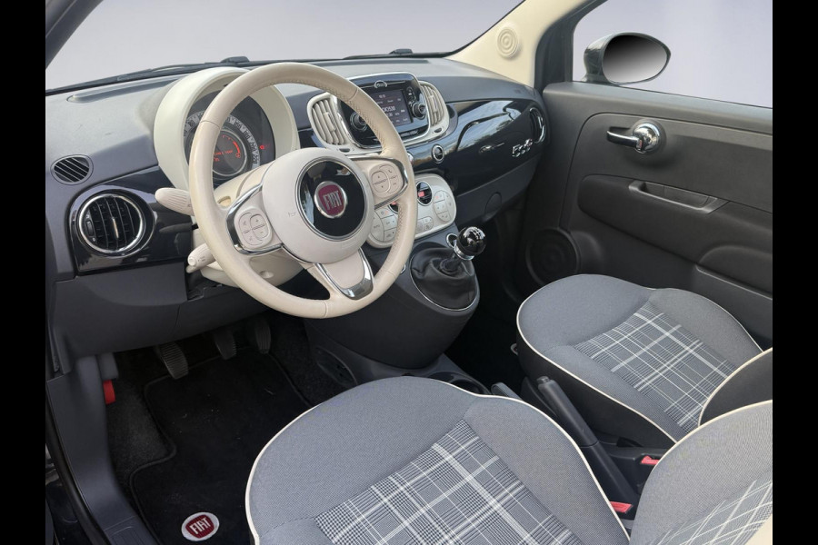 Fiat 500C 1.2 Popstar 4 cilinder , climaat control , cruisecontrol,16 inch, mooie uitvoering