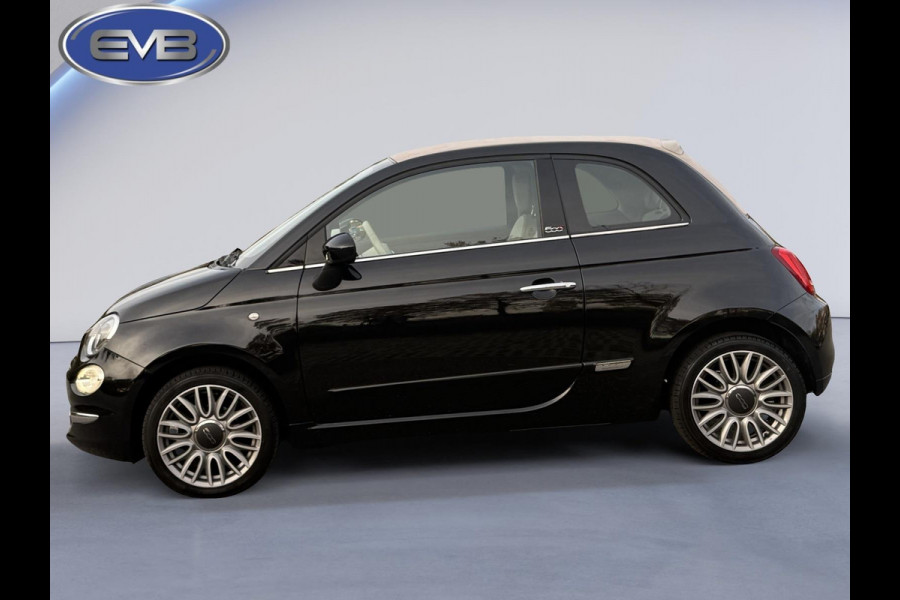 Fiat 500C 1.2 Popstar 4 cilinder , climaat control , cruisecontrol,16 inch, mooie uitvoering