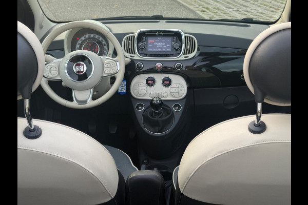 Fiat 500C 1.2 Popstar 4 cilinder , climaat control , cruisecontrol,16 inch, mooie uitvoering