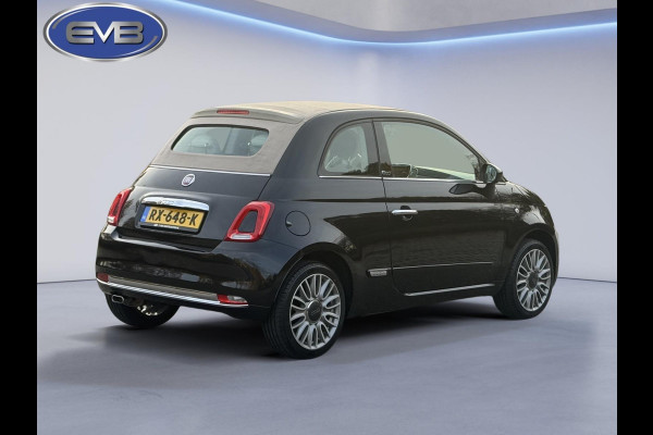 Fiat 500C 1.2 Popstar 4 cilinder , climaat control , cruisecontrol,16 inch, mooie uitvoering