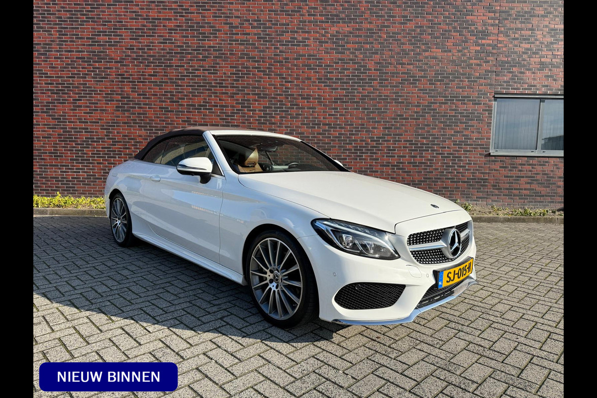 Mercedes-Benz C-Klasse Cabrio 180 Premium Plus AMG Airscarf Burmester 360 Camera Led High-performance
