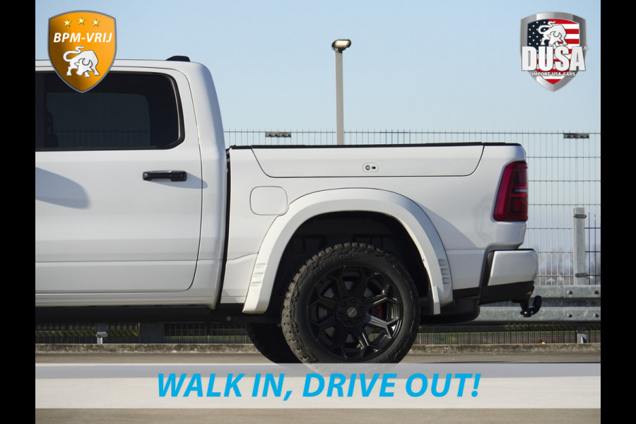 Dodge Ram | 1500 | Limited | Night | 3.0L Twin-Turbo I6 | High Output | | Passenger Display | 14,4 Touch Screen | Harman Kardon | RAMBOX Getoonde accessoires zijn verkrijgbaar tegen meerprijs