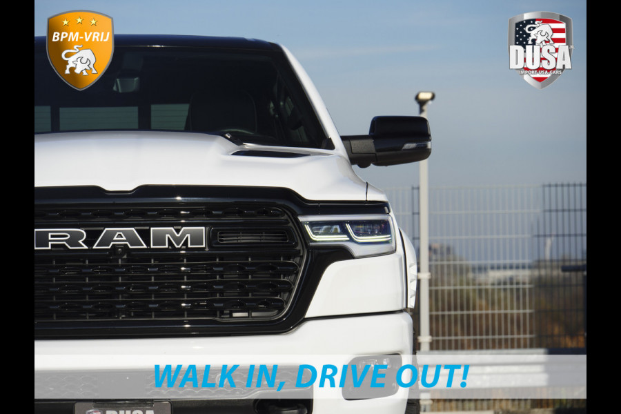 Dodge Ram | 1500 | Limited | Night | 3.0L Twin-Turbo I6 | High Output | | Passenger Display | 14,4 Touch Screen | Harman Kardon | RAMBOX Getoonde accessoires zijn verkrijgbaar tegen meerprijs