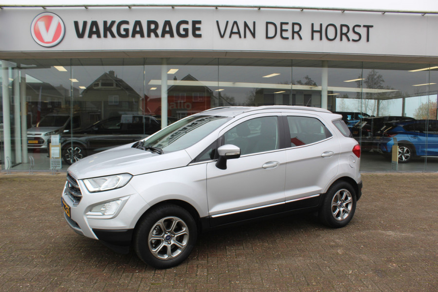 Ford EcoSport 1.0 EcoBoost Titanium , 125pk Hoge zit , slechts 39899km Climate control , Trekhaak , Navigatie , Bluetooth Parkeersensoren achter , Cruise control