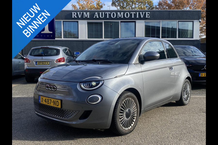 Fiat 500 Icon 42 kWh KEYLESS| STOELVERWARMING| CAMERA| DODE HOEK SENSOR| RIJKLAARPRIJS INCL. 12 MND BOVAG GARANTIE
