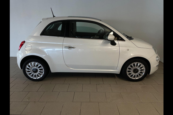 Fiat 500 0.9 TwinAir Turbo Lounge PANO AIRCO NAVI BLUETOOTH MULTI STUUR ELEK RAMEN CENT VERG VELGEN PDC ZEER NETTE AUTO
