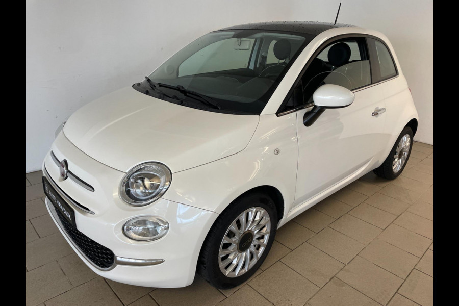 Fiat 500 0.9 TwinAir Turbo Lounge PANO AIRCO NAVI BLUETOOTH MULTI STUUR ELEK RAMEN CENT VERG VELGEN PDC ZEER NETTE AUTO