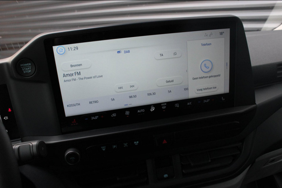 Ford Transit Custom 2.0 TDCI L2H1 136PK DC / DUBBEL CABINE / JB- EDITION / APPLE CARPLAY / 5- ZITS /MY2024/ CAMERA / FULL BLACK