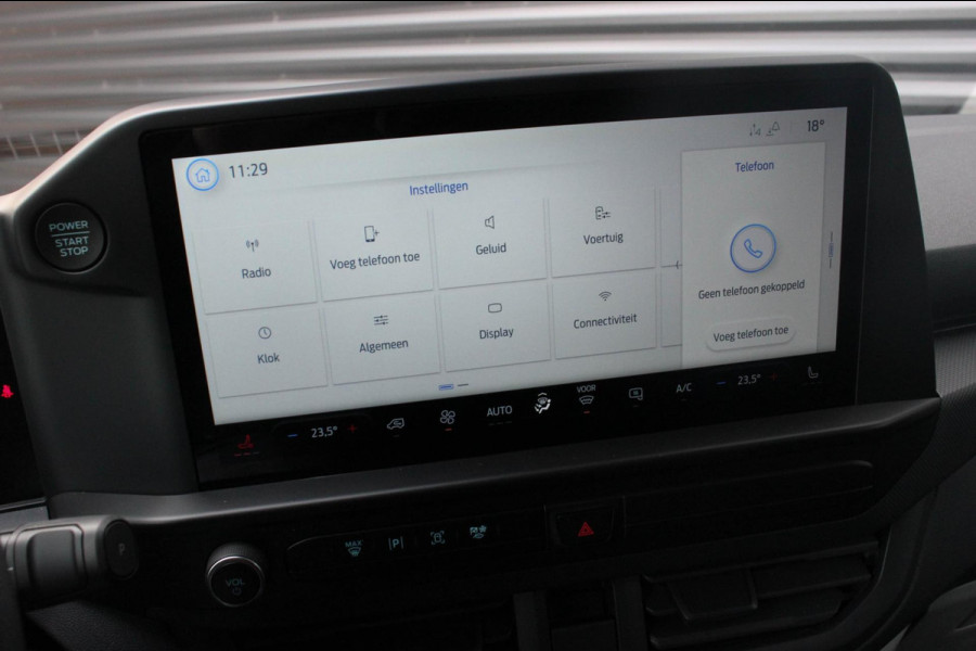 Ford Transit Custom 2.0 TDCI L2H1 136PK DC / DUBBEL CABINE / JB- EDITION / APPLE CARPLAY / 5- ZITS /MY2024/ CAMERA / FULL BLACK