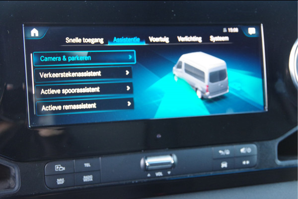 Mercedes-Benz Sprinter 319 3.0 CDI V6 L2H2 AUT. LED, 360 CAMERA, ADAPT. CRUISE, TREKHAAK, MBUX 10'', STANDKACHEL, NAVI, CLIMA, PARKEERSENSOREN, APPLE C