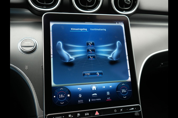Mercedes-Benz C-Klasse Estate 300e Facelift Plug In Hybrid 313pk Dealer O.H PHEV | Trekhaak Af Fabriek | Adaptive Cruise | Burmester Soundsystem |  Digital LED | Camera | Sportstoelen Verwarmd | Sfeerverlichting | Pilot Assist | Navigatie | Virtual | DAB |