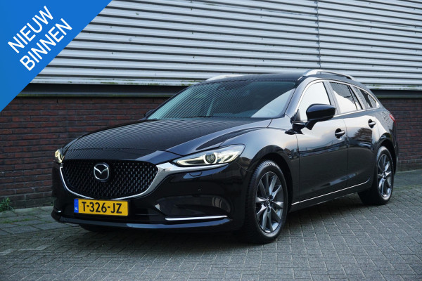 Mazda 6 Sportbreak 2.0 SkyActiv-G 165 Zwart metallic/Trekhaak/Head-Up /Nederlandse auto.